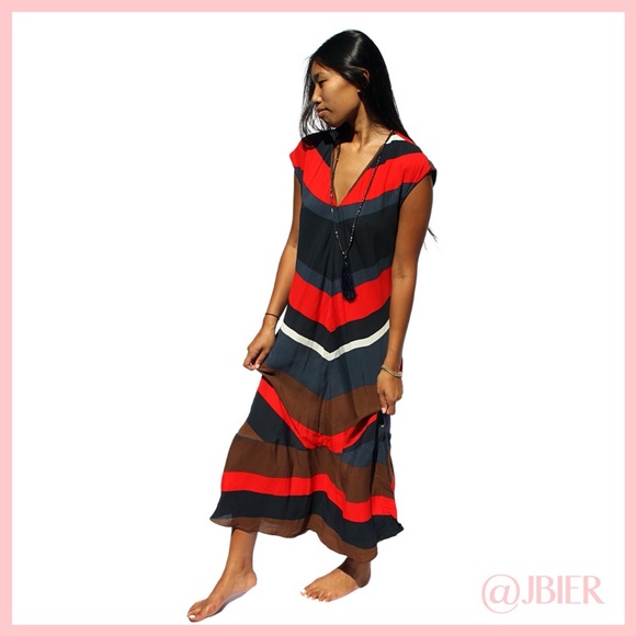 Zara Dresses & Skirts - Zara Striped Midi Dress